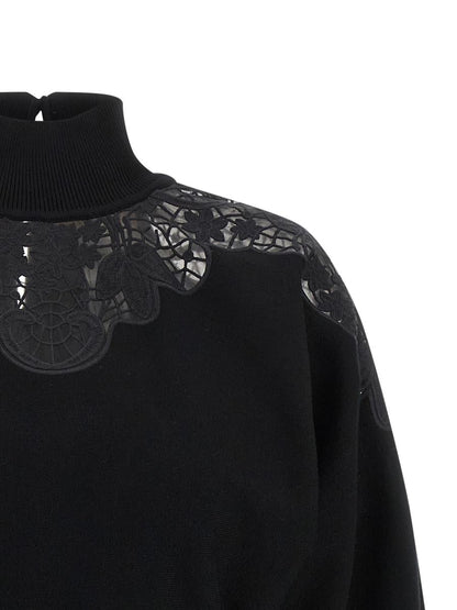 Twinset Tulle Lace Sweater