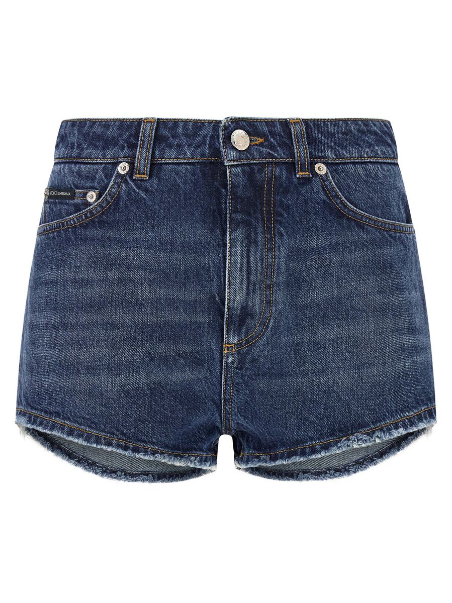Dolce & Gabbana Logo Plate Shorts