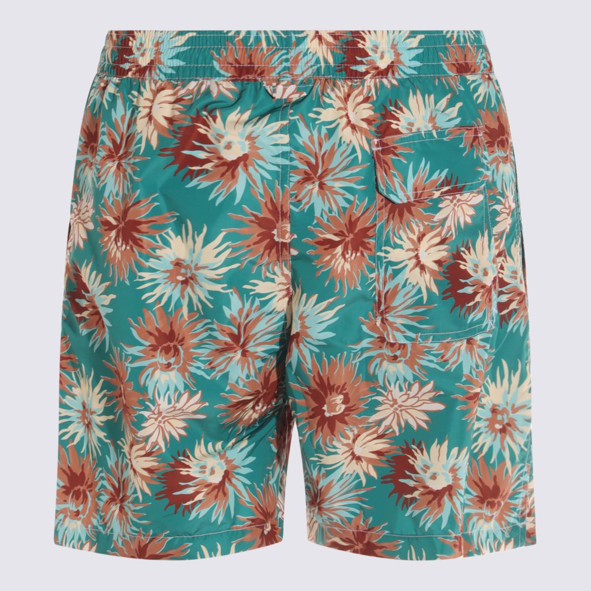 Altea Green And Multicolor Beachwear