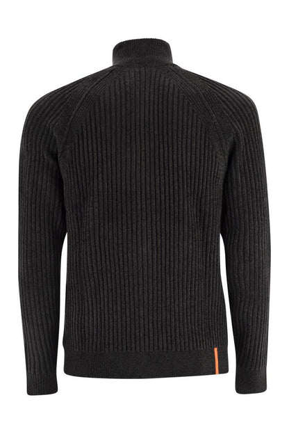 RRD Velvet Rave Full Zip Knit - Zip-Up Cardigan