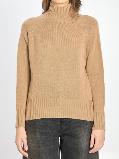Turtleneck In Wool And Cashmere