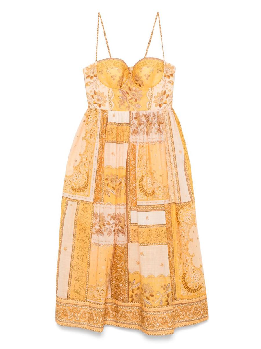 Zimmermann Lucky Corset Cotton Dress