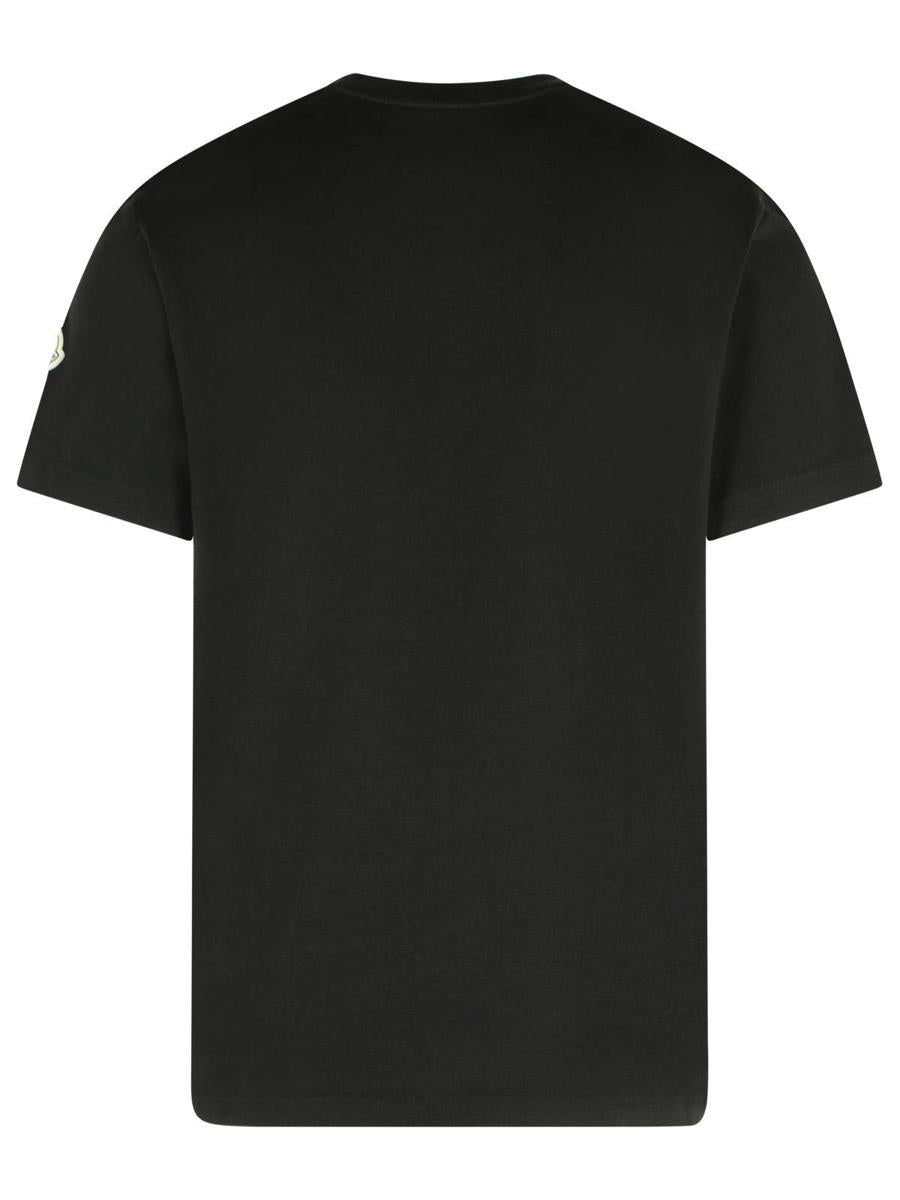 Moncler Black Cotton T-Shirt