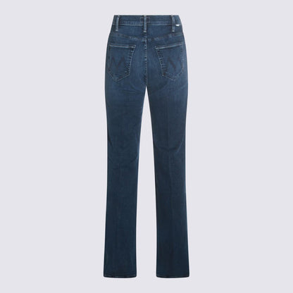Mother Blue Cotton Jeans
