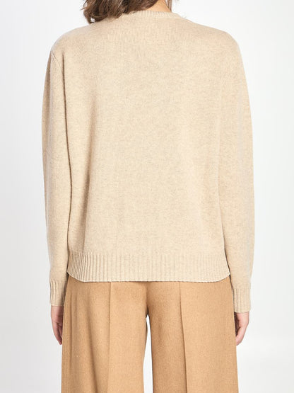 Crew Neck Sweater In Cashmere