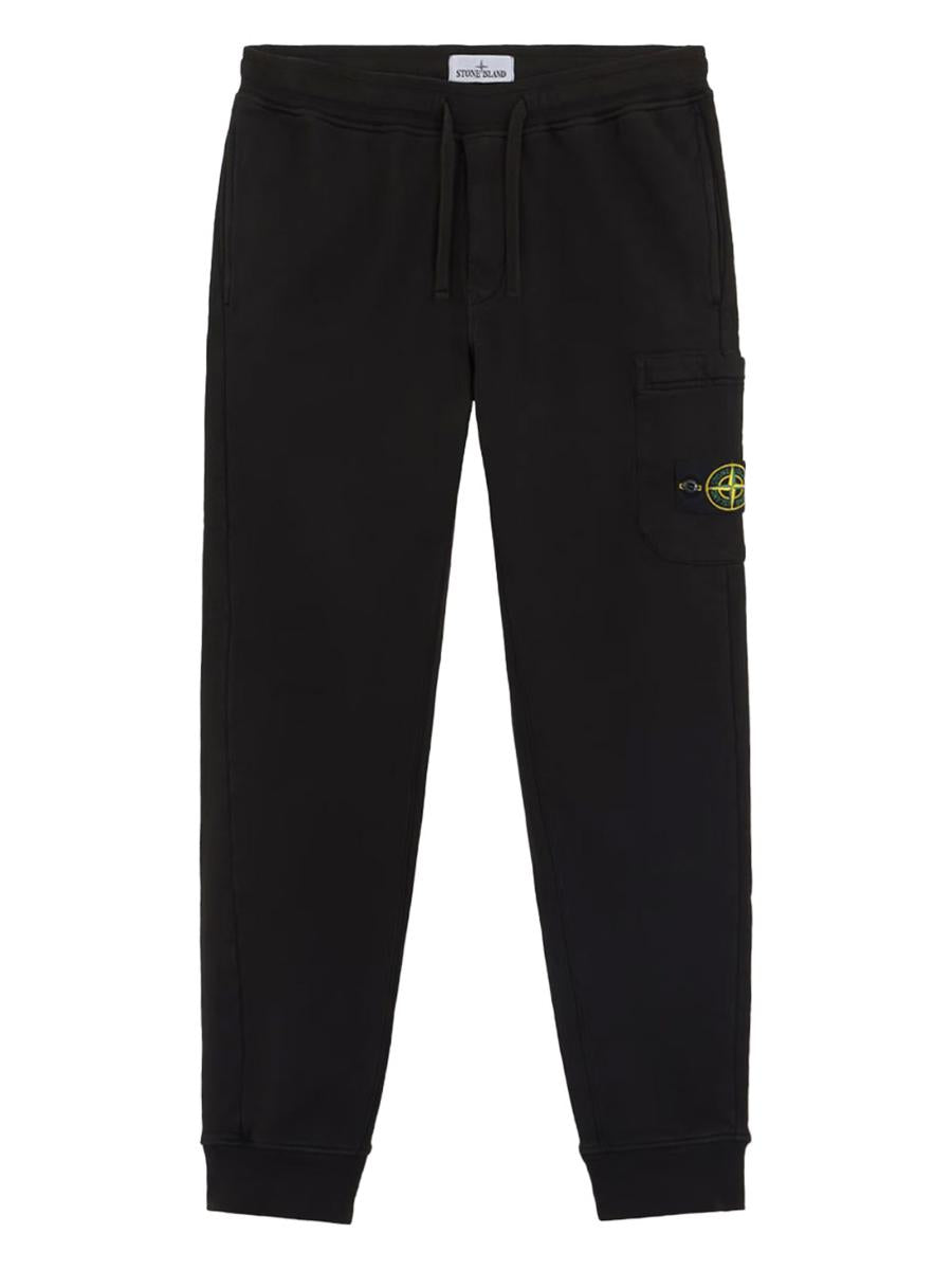 Stone Island Cotton Fleece Sweatpants With Elasticated Waistband Clothing