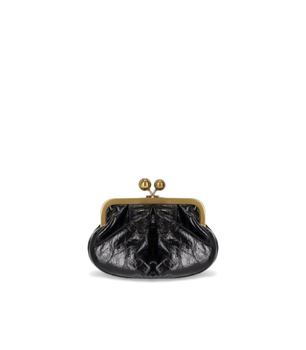 Weekend Max Mara Pasticcino Navetta Small Black Clutch