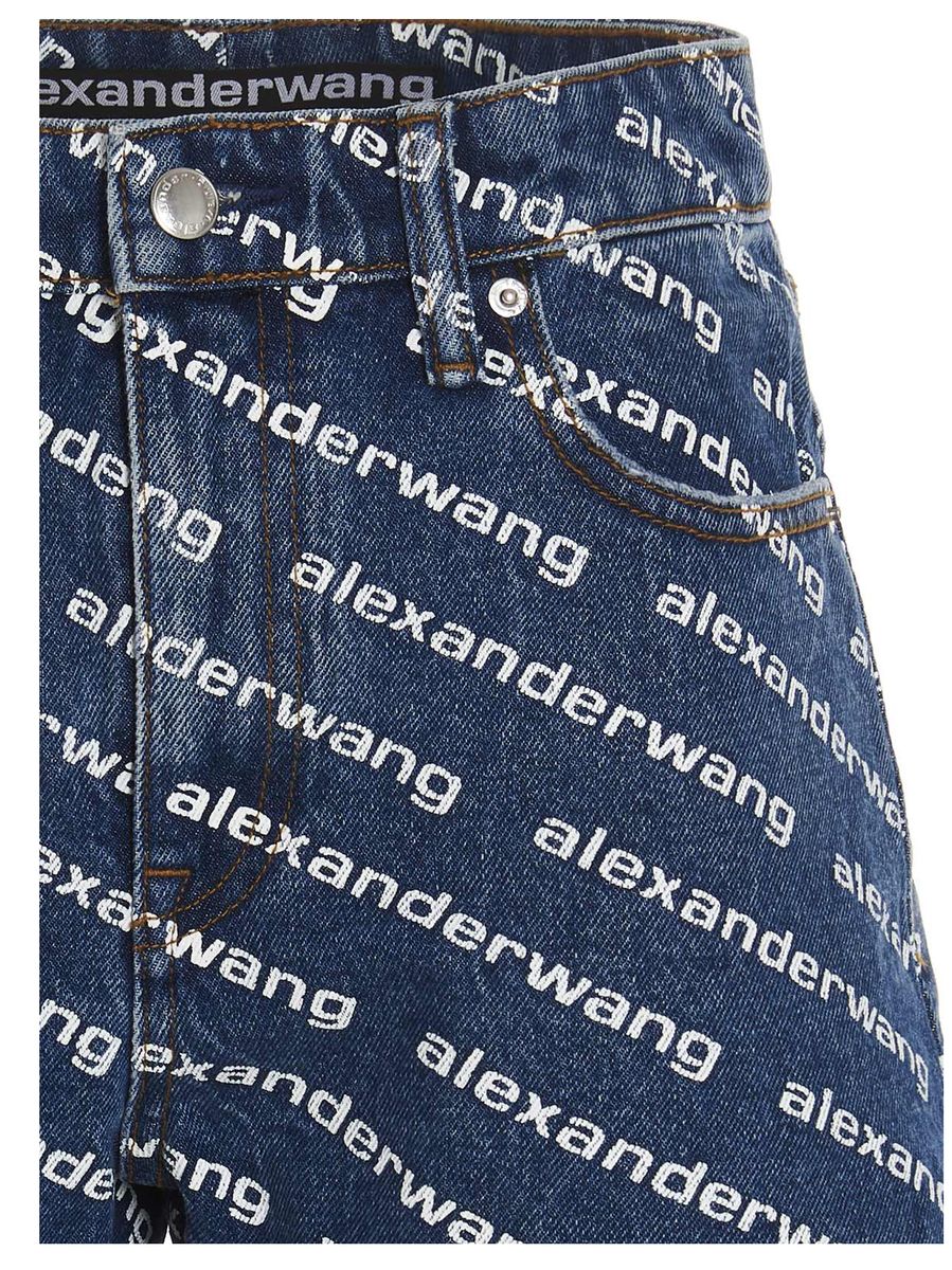 T By Alexander Wang Denim Shorts