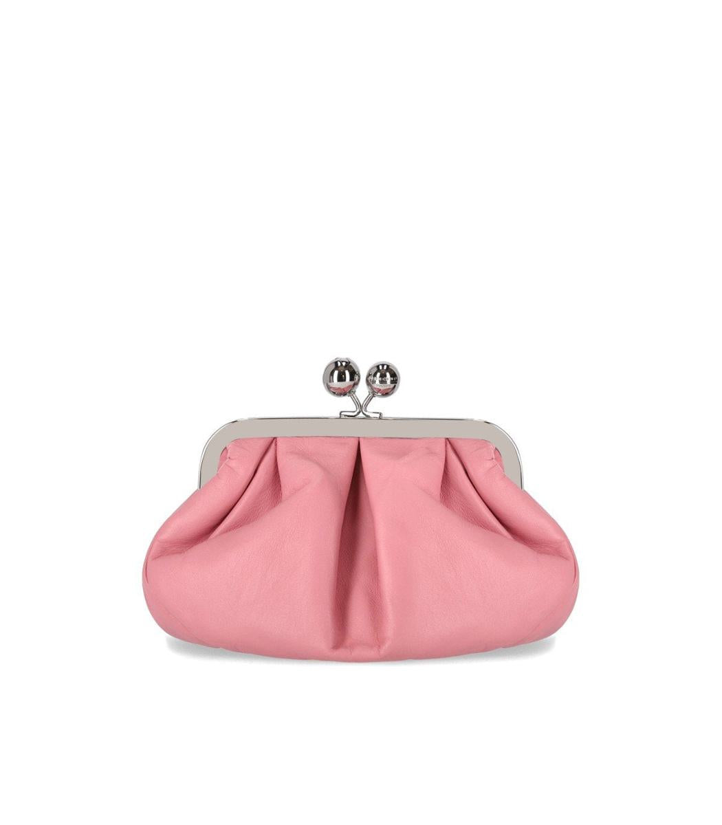 Weekend Max Mara Pasticcino Prati Small Pink Clutch
