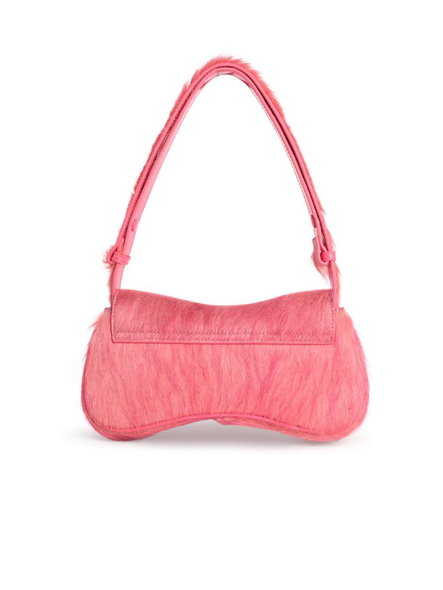 Diesel 'Play' Pink Pony Hair Clutch